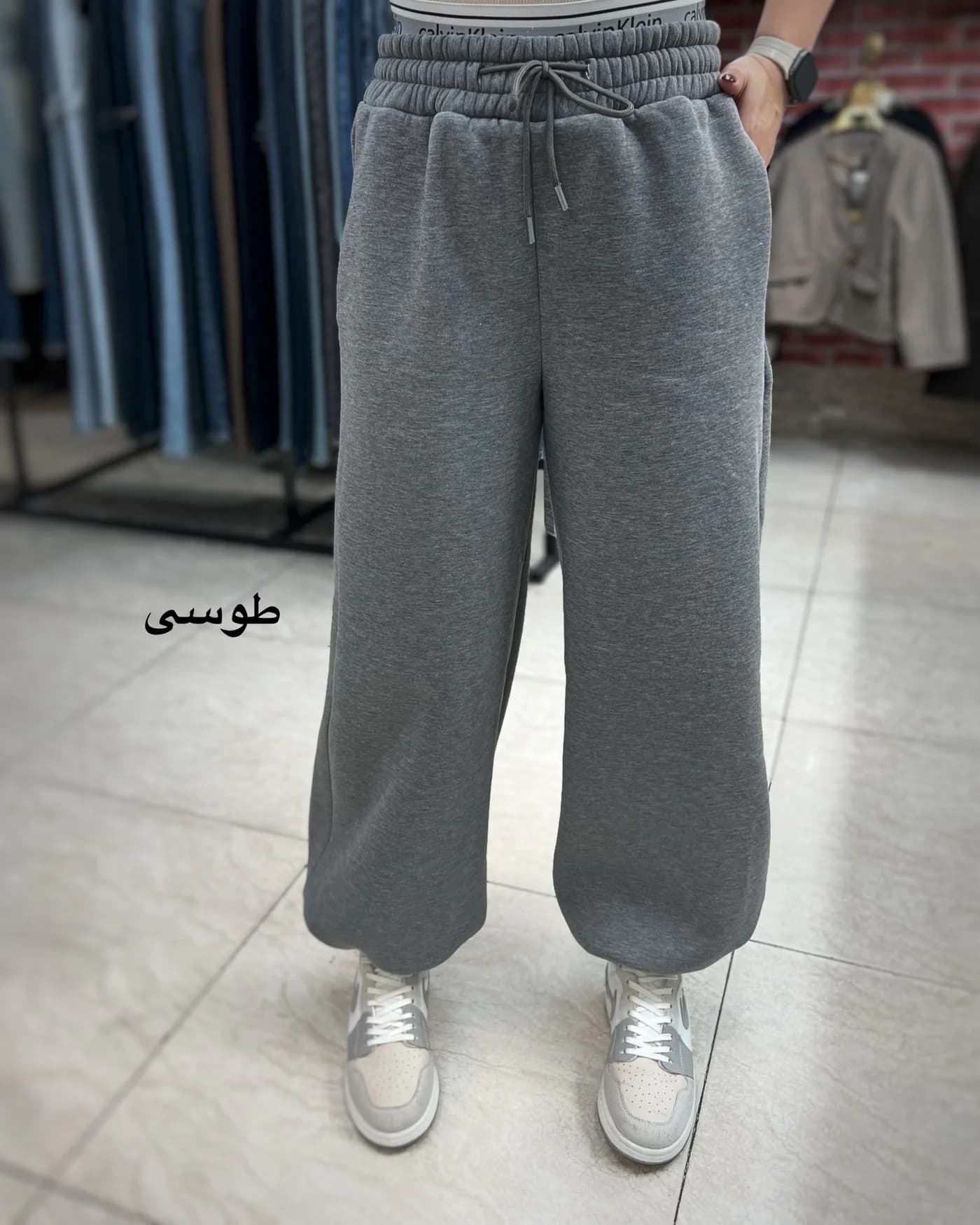 شلوار جاگر بگ دورس تو کرکی مدل ورنا