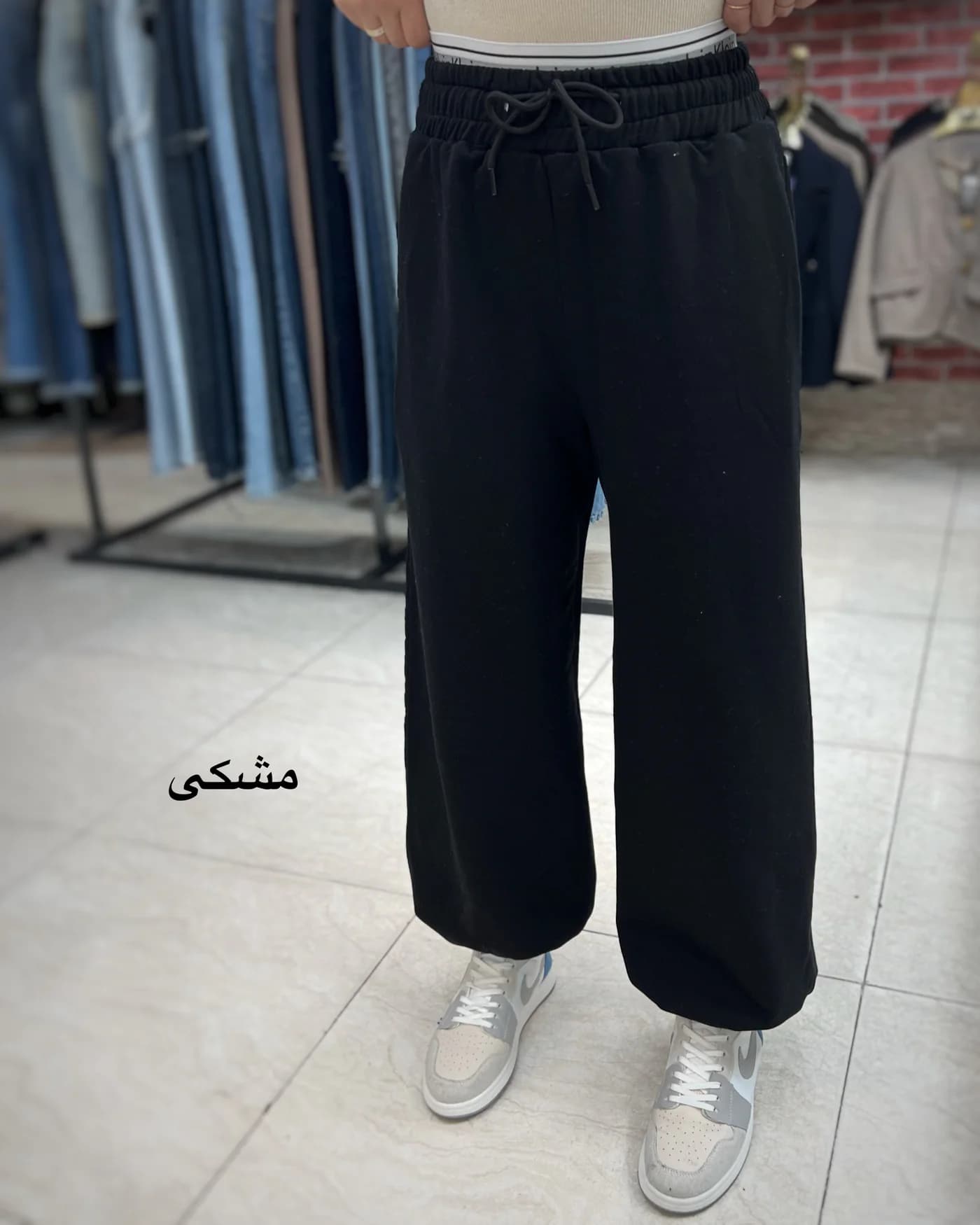 شلوار جاگر بگ دورس تو کرکی مدل ورنا