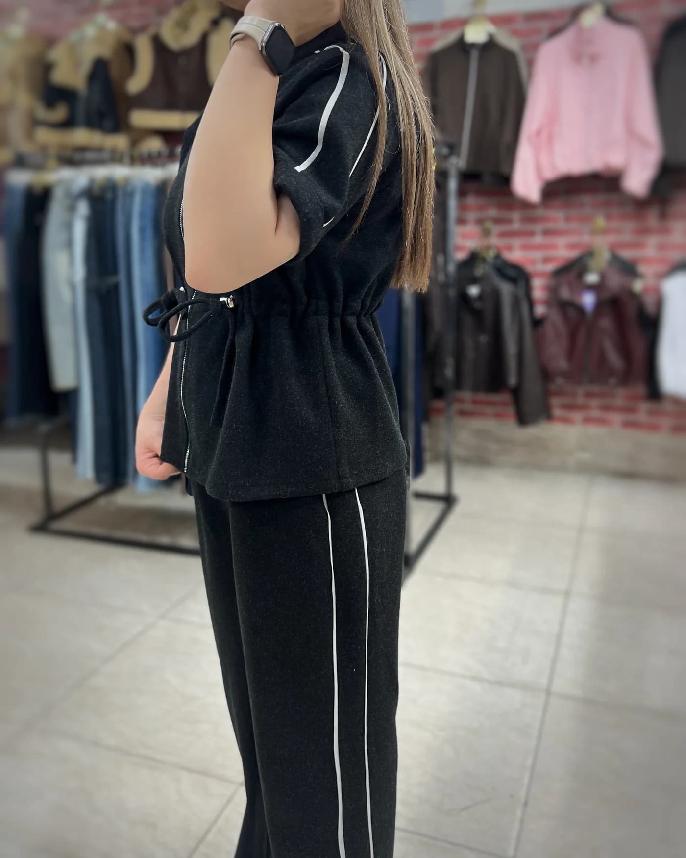 ست وست و شلوار فوتر زنانه مدل یمنا