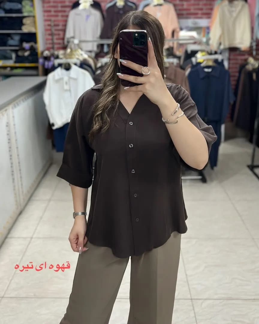 شومیز سیلک مدل دلینا