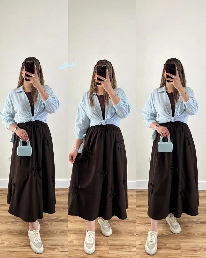 شومیز گره ای روشنک
