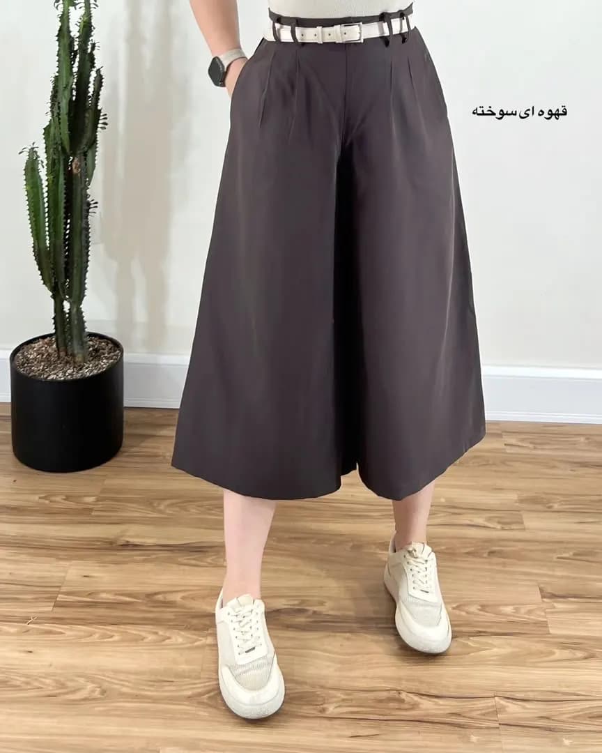 دامن شلواری سیلک مدل صوفی