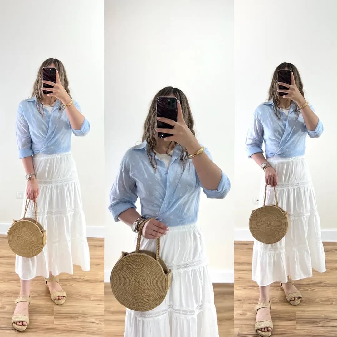 شومیز حریر شیشه ای خانومی طرح گلِ ریز