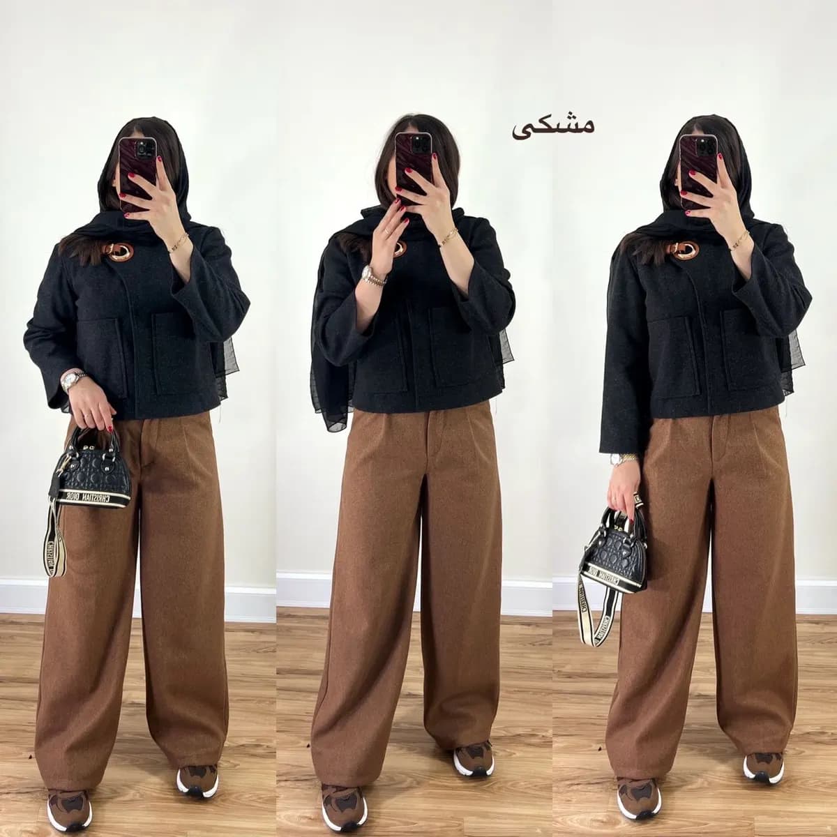 پالتو فوتر کوتاه مدل سونیا