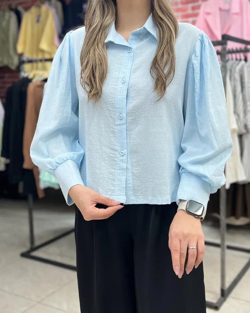 شومیز بیسیک رنگی مدل رزا