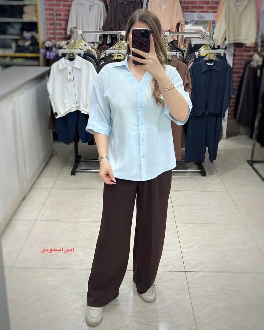 شومیز سیلک مدل دلینا
