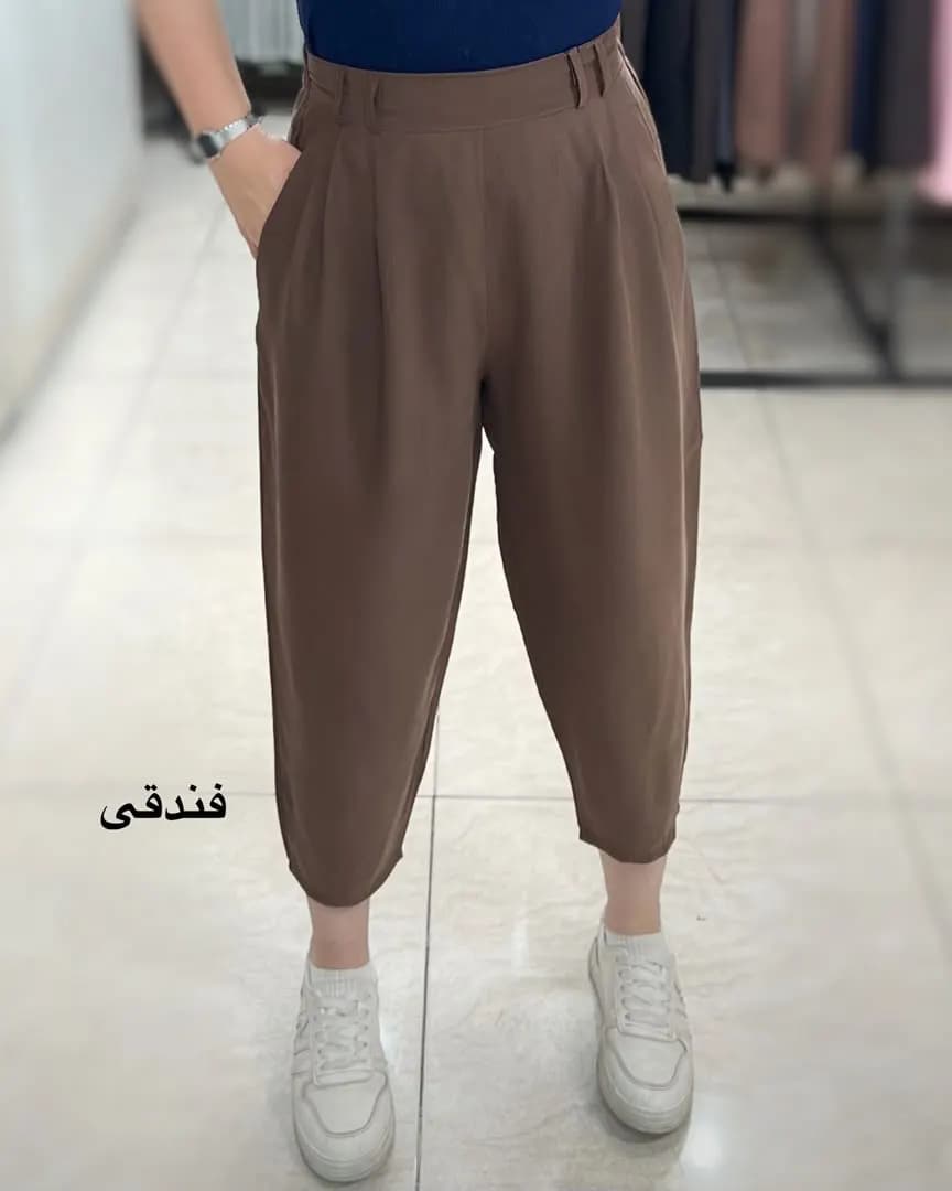 شلوار سیلک خمره ای (سنبادی)