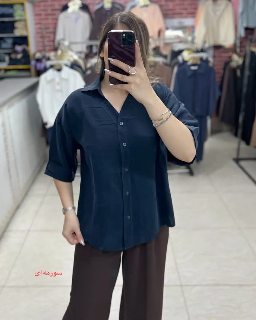 شومیز سیلک مدل دلینا