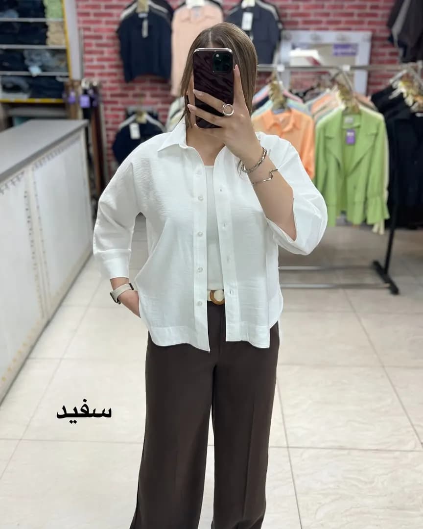 شومیز مودال سیلک مدل رعنا