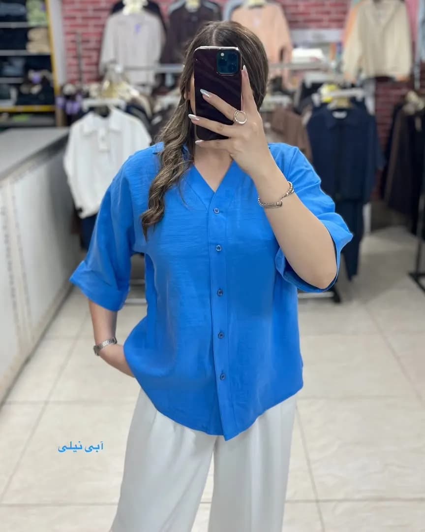 شومیز سیلک مدل دلینا