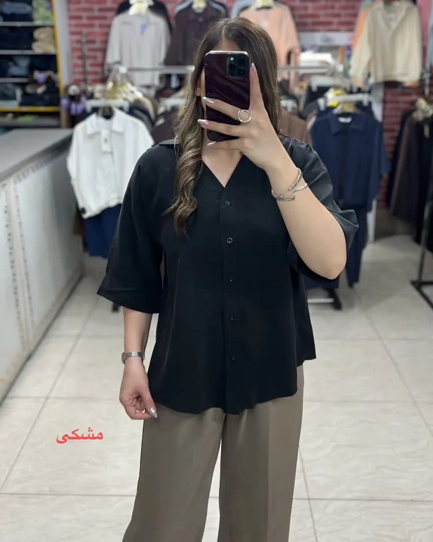 شومیز سیلک مدل دلینا