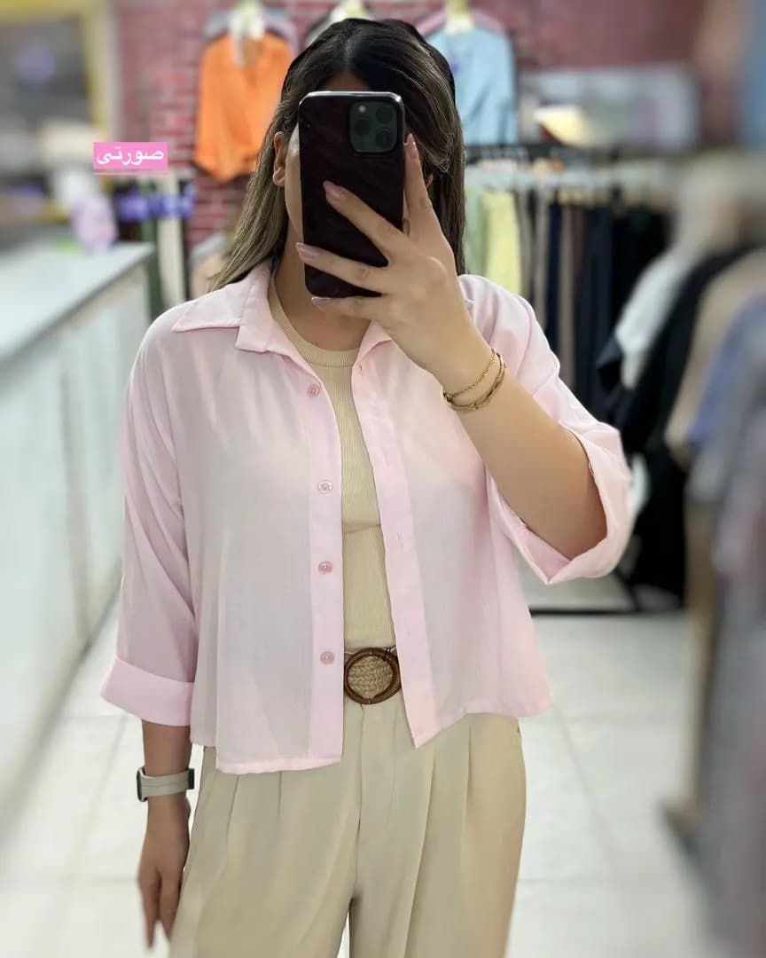 شومیز باکسی کارامل