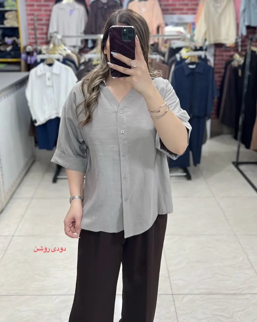 شومیز سیلک مدل دلینا