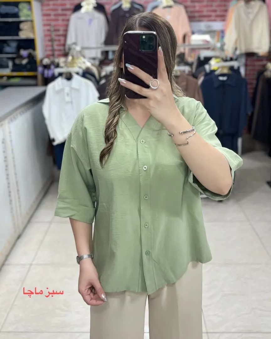 شومیز سیلک مدل دلینا