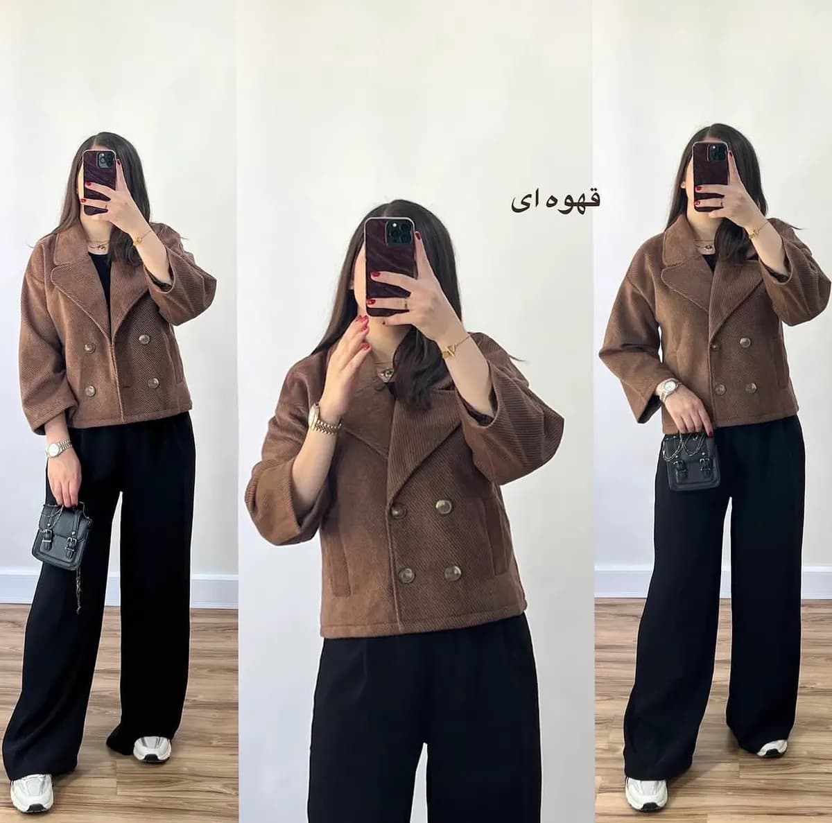 پالتو فوتر کوتاه مدل لورا