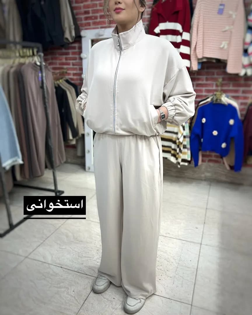 ست اویشو یاشیل-سوییشرت شلوار اویشو