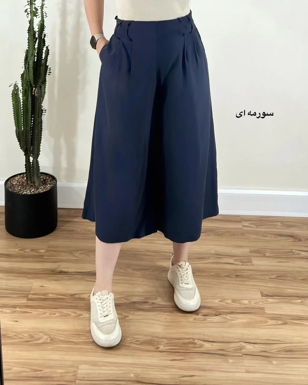 دامن شلواری سیلک مدل صوفی