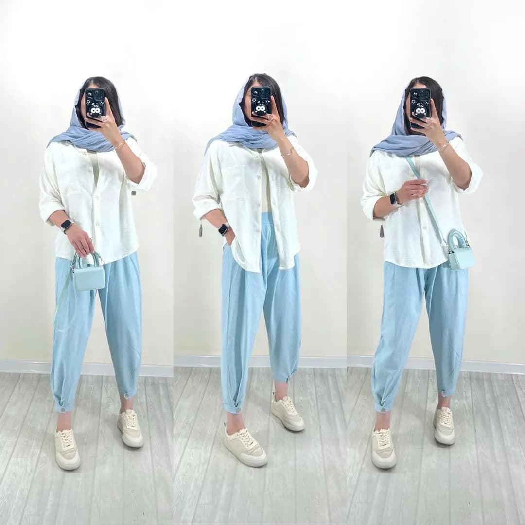 شلوار لینن خمره ای