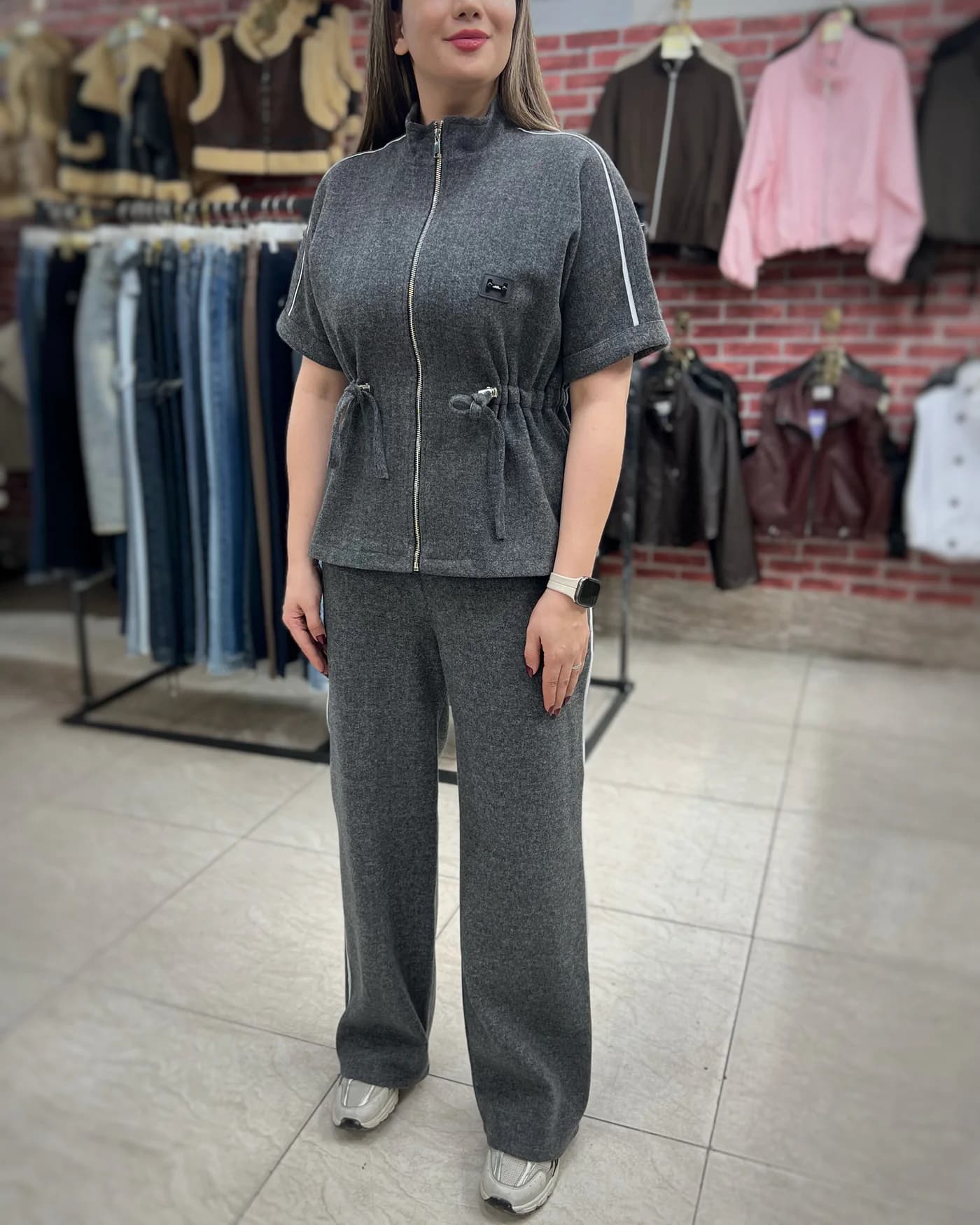 ست وست و شلوار فوتر زنانه مدل یمنا