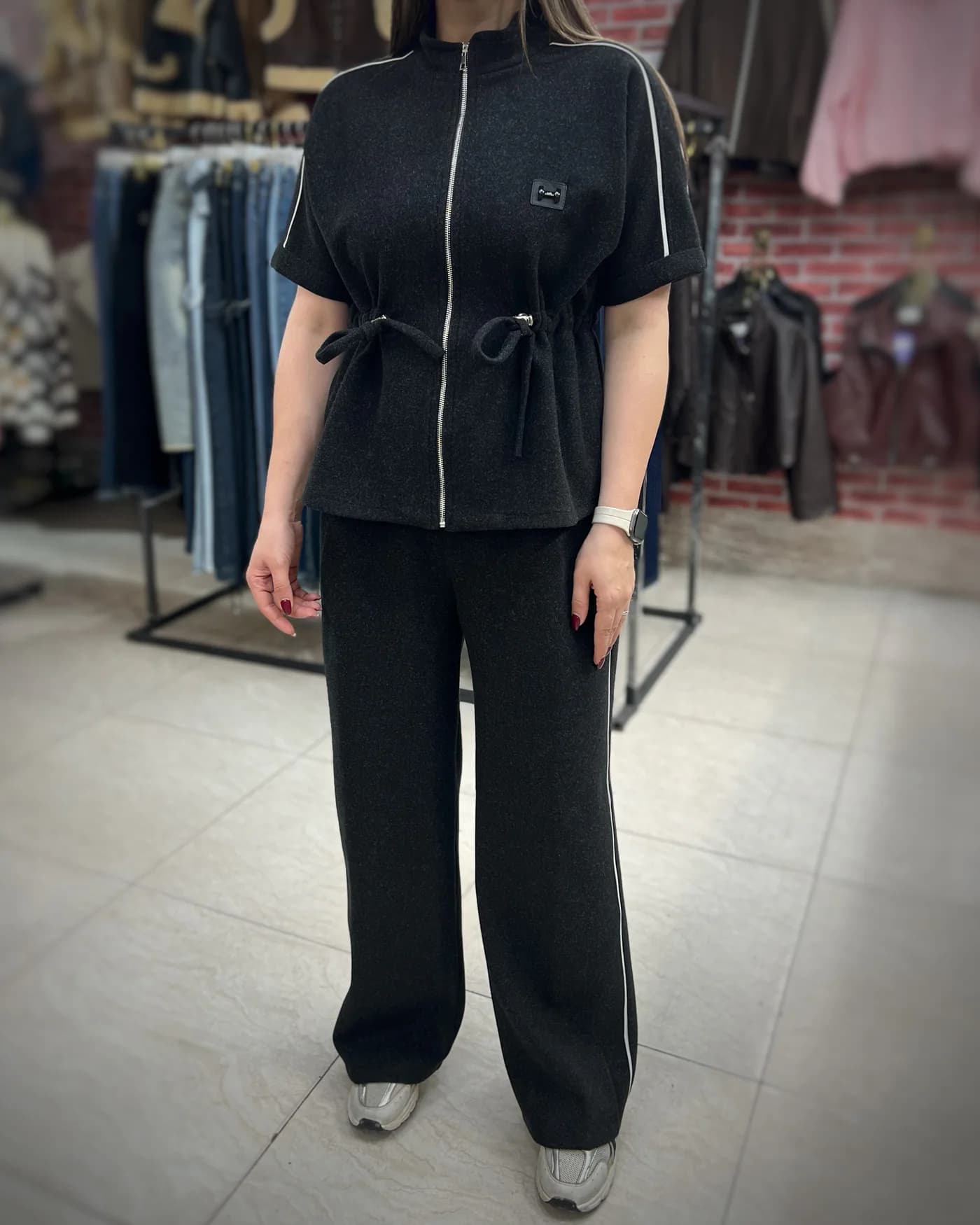 ست وست و شلوار فوتر زنانه مدل یمنا