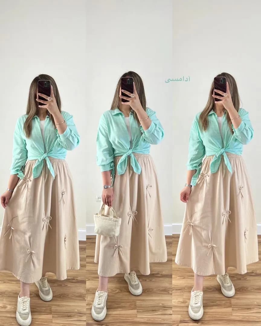 شومیز گره ای روشنک