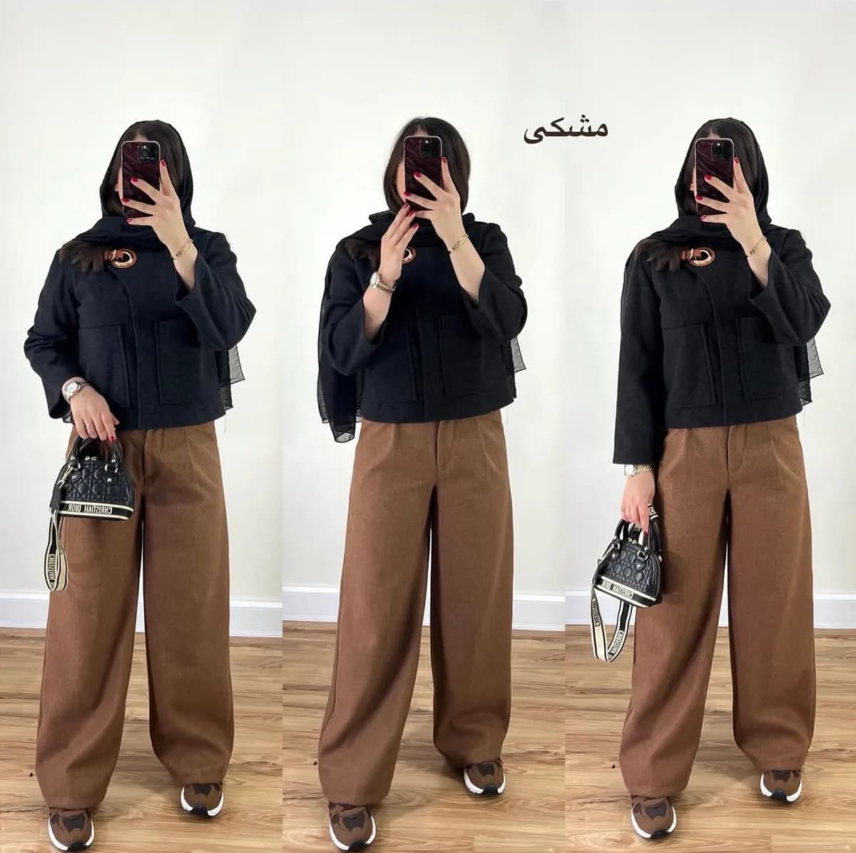 پالتو فوتر کوتاه مدل سونیا