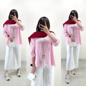 شومیز راه راه سمیرا