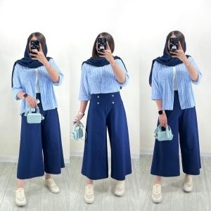 شومیز باکسی راه راه آنیکا