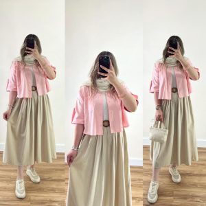 شومیز باکسی لینن مدل ماریکا