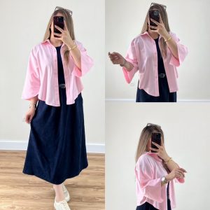 شومیز لینن رزیتا
